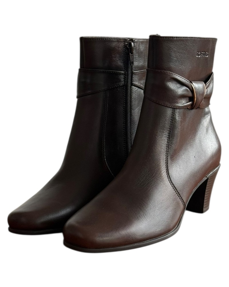 Δερμάτινο Γυναικείo Μποτάκι - F181