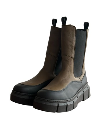 Δερμάτινο Γυναικείo Μποτάκι - F184