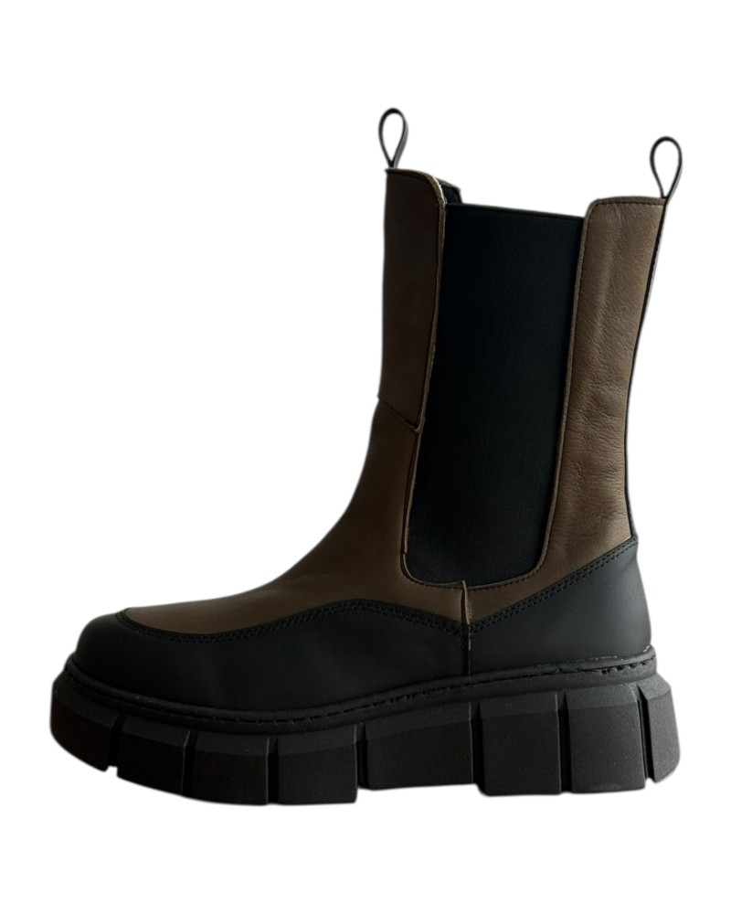 Δερμάτινο Γυναικείo Μποτάκι - F184