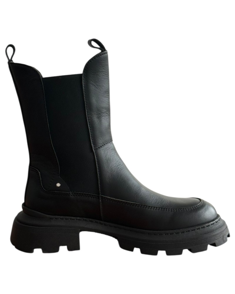 Δερμάτινο Γυναικείo Μποτάκι - F187