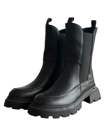 Δερμάτινο Γυναικείo Μποτάκι - F187