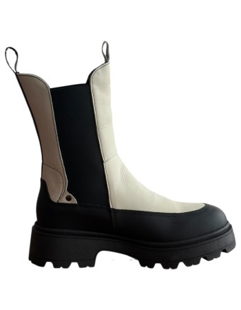 Δερμάτινο Γυναικείo Μποτάκι - F188