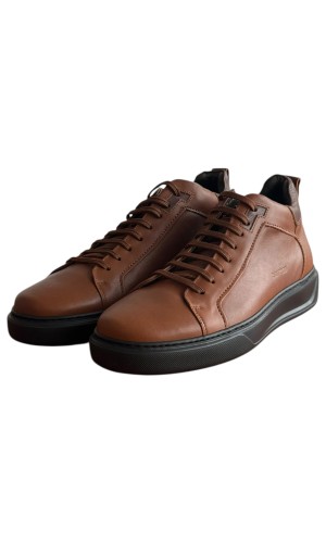  Δερμάτινο Ανδρικό Μποτάκι - F191