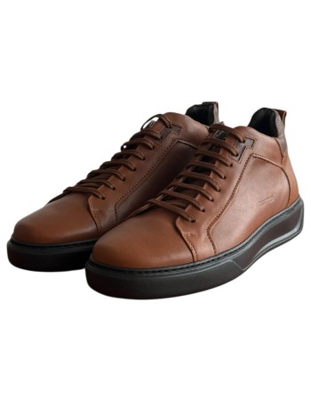  Δερμάτινο Ανδρικό Μποτάκι - F191