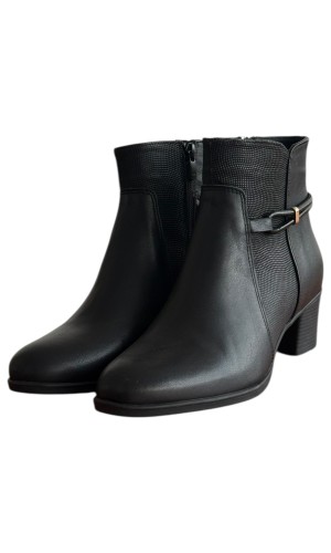 Δερμάτινο Γυναικείo Μποτάκι - F199