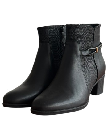 Δερμάτινο Γυναικείo Μποτάκι - F199