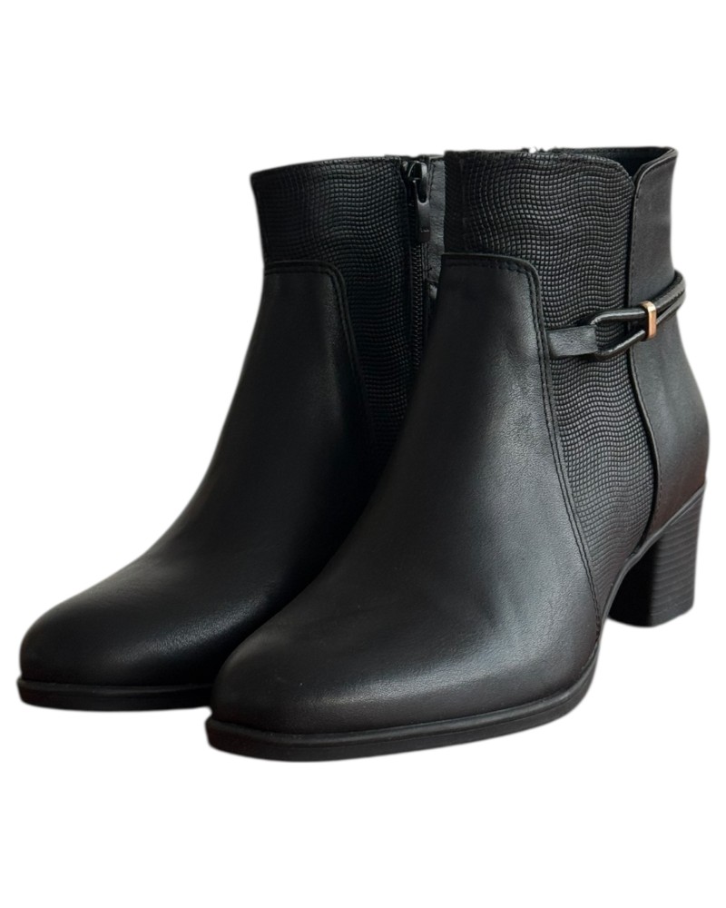 Δερμάτινο Γυναικείo Μποτάκι - F199