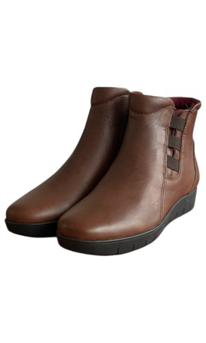 Δερμάτινο Γυναικείo Μποτάκι - F205