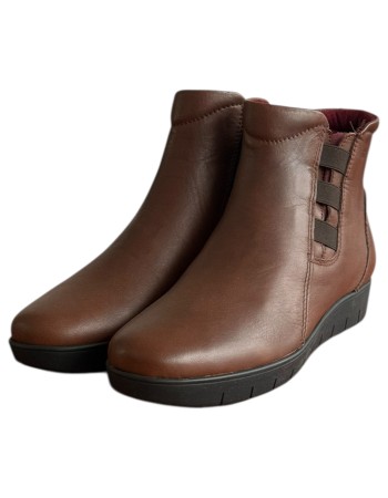 Δερμάτινο Γυναικείo Μποτάκι - F205