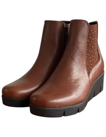 Δερμάτινο Γυναικείo Μποτάκι - F242