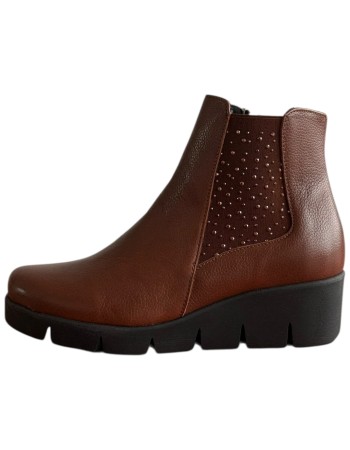 Δερμάτινο Γυναικείo Μποτάκι - F242