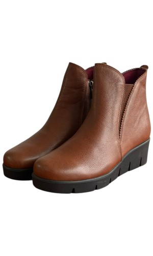 Δερμάτινο Γυναικείo Μποτάκι - F244