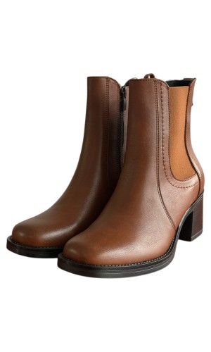 Δερμάτινο Γυναικείo Μποτάκι - F245