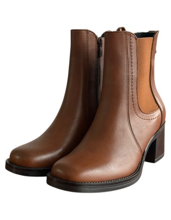 Δερμάτινο Γυναικείo Μποτάκι - F245