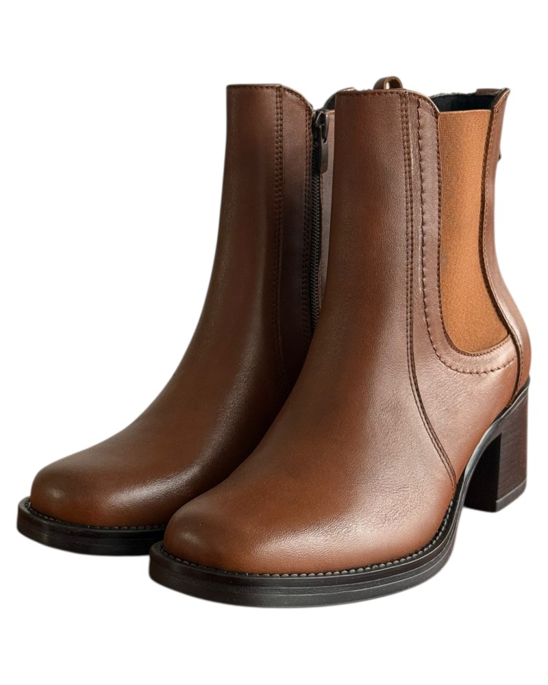 Δερμάτινο Γυναικείo Μποτάκι - F245