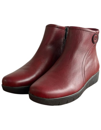 Δερμάτινο Γυναικείo Μποτάκι - F248