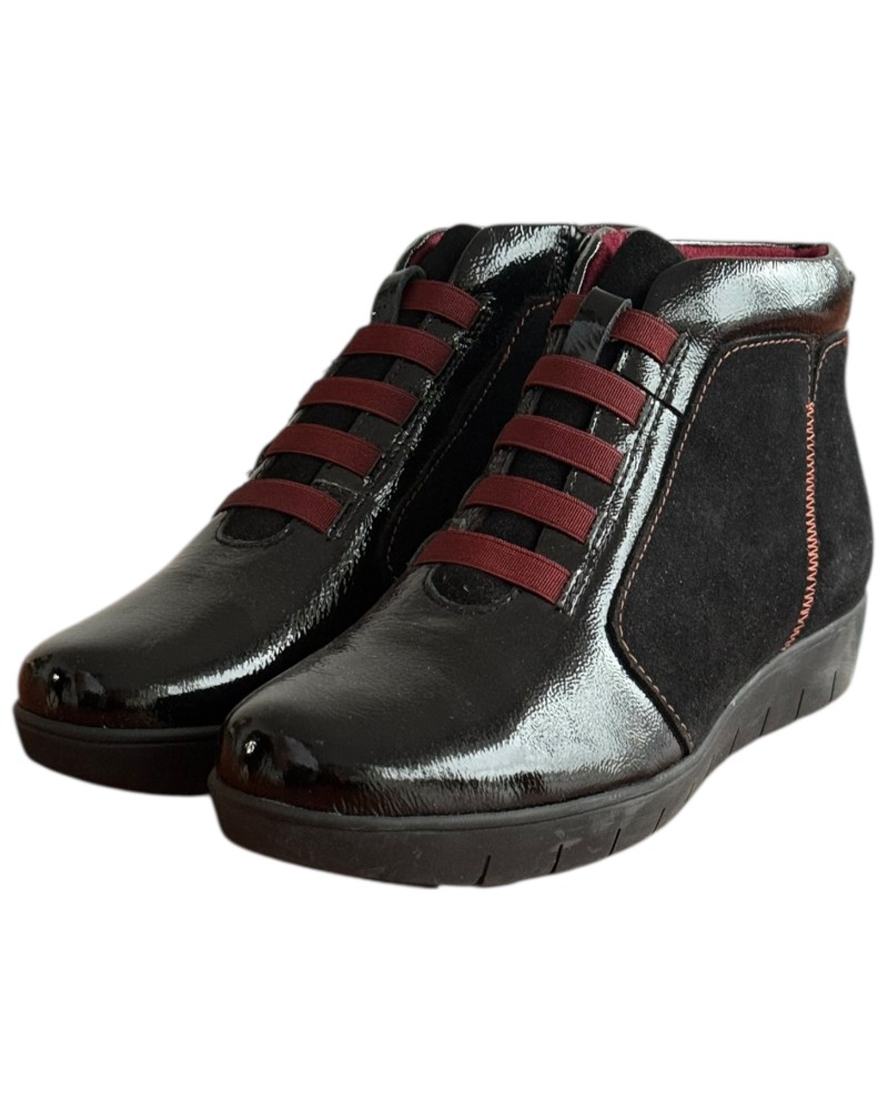 Δερμάτινο Γυναικείo Μποτάκι - F249