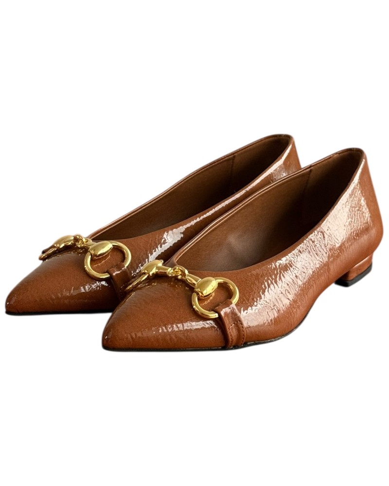 Δερμάτινη Γυναικεία Μπαλαρίνα - F261