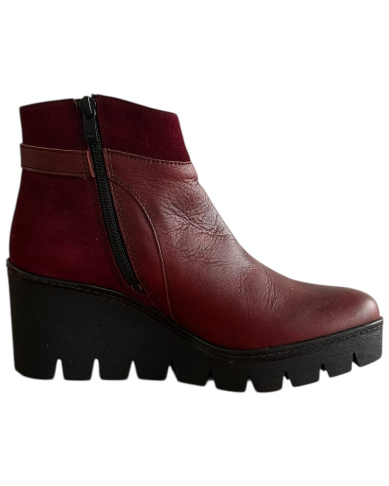 Δερμάτινο Γυναικείo Μποτάκι - F280