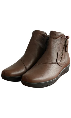 Δερμάτινο Γυναικείo Μποτάκι - F282