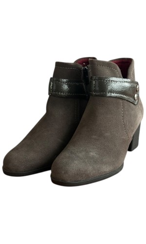 Δερμάτινο Γυναικείo Μποτάκι - F284