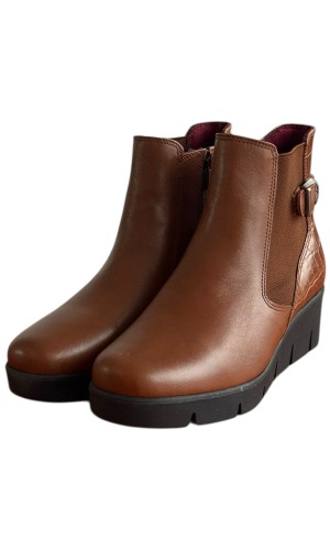 Δερμάτινο Γυναικείo Μποτάκι - F285