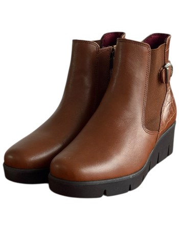 Δερμάτινο Γυναικείo Μποτάκι - F285