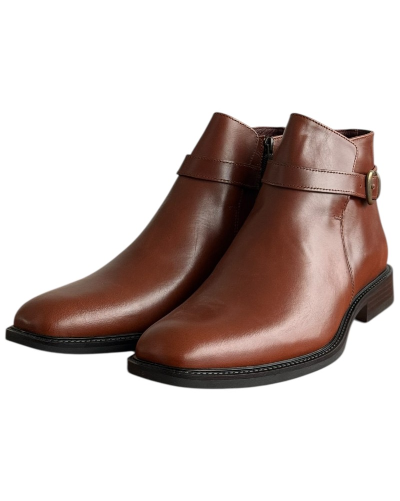  Δερμάτινο Ανδρικό Μποτάκι - F294