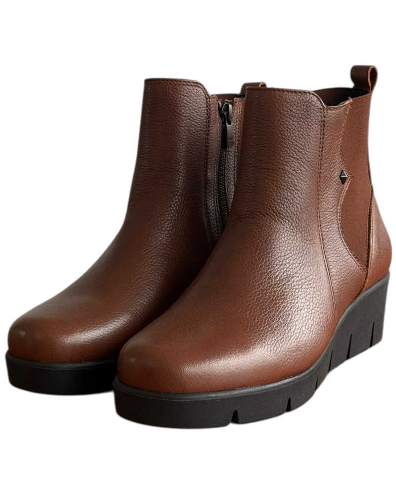 Δερμάτινο Γυναικείo Μποτάκι - F303