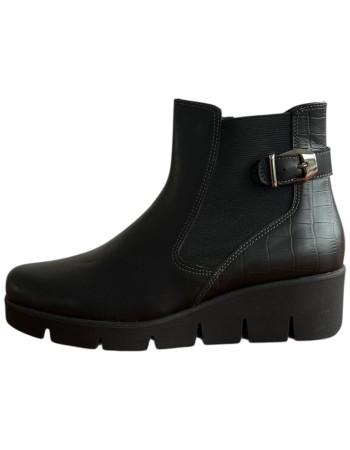 Δερμάτινο Γυναικείo Μποτάκι - F304