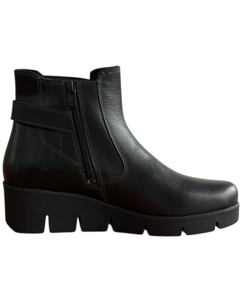 Δερμάτινο Γυναικείo Μποτάκι - F304