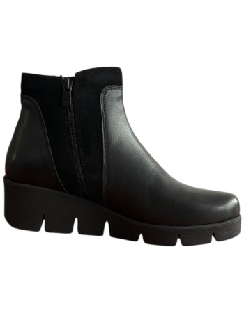 Δερμάτινο Γυναικείo Μποτάκι - F305