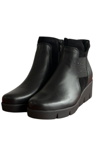 Δερμάτινο Γυναικείo Μποτάκι - F305