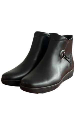 Δερμάτινο Γυναικείo Μποτάκι - F309