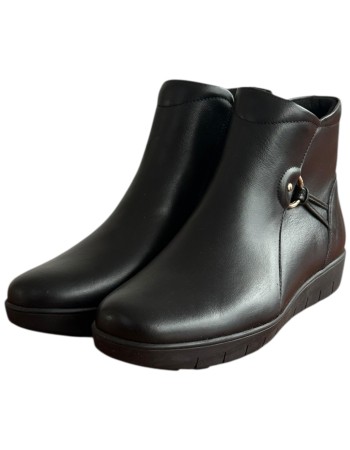 Δερμάτινο Γυναικείo Μποτάκι - F308