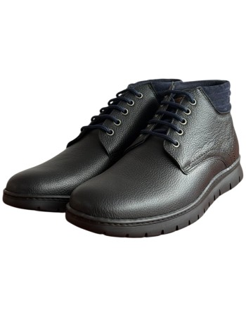  Δερμάτινο Ανδρικό Μποτάκι - F312
