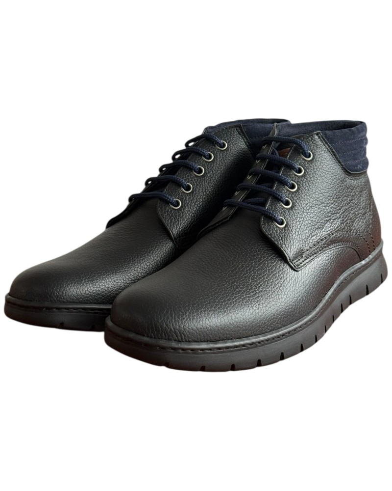  Δερμάτινο Ανδρικό Μποτάκι - F312