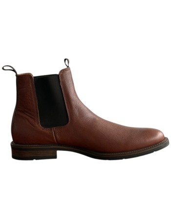  Δερμάτινο Ανδρικό Μποτάκι - F313