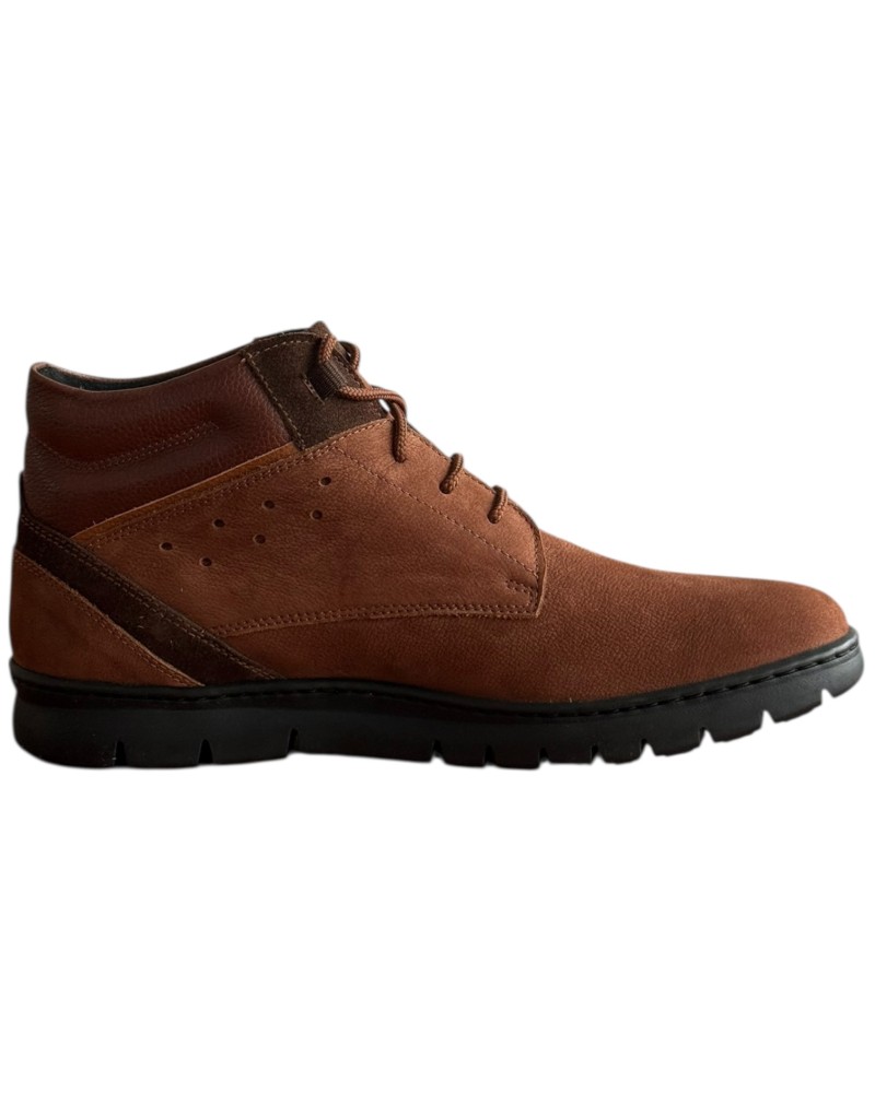  Δερμάτινο Ανδρικό Μποτάκι - F314