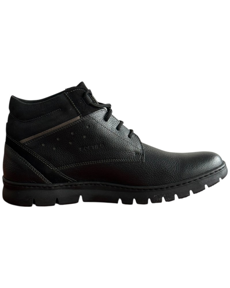  Δερμάτινο Ανδρικό Μποτάκι - F317