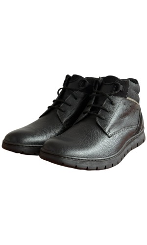  Δερμάτινο Ανδρικό Μποτάκι - F317