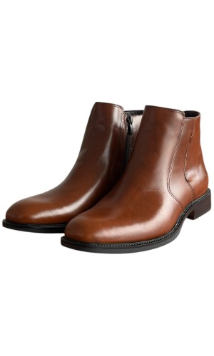  Δερμάτινο Ανδρικό Μποτάκι - F318