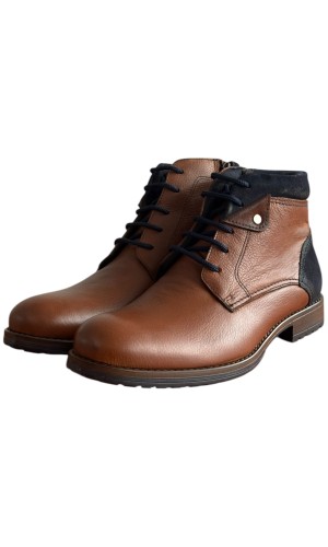  Δερμάτινο Ανδρικό Μποτάκι - F320