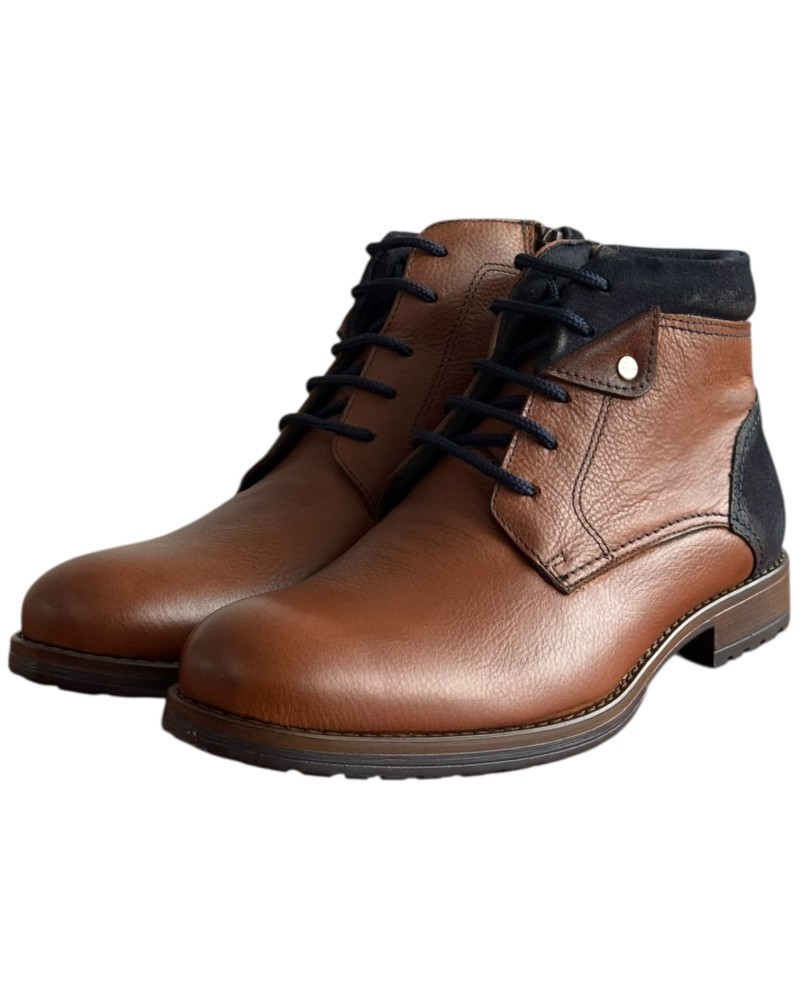  Δερμάτινο Ανδρικό Μποτάκι - F320