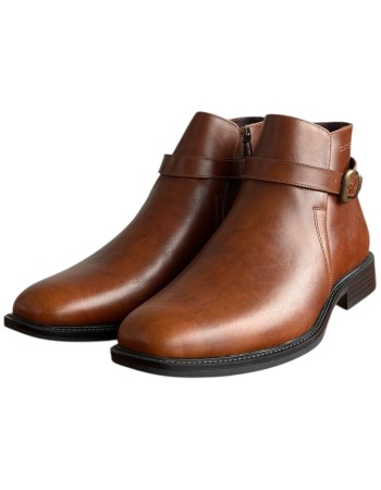  Δερμάτινο Ανδρικό Μποτάκι - F323
