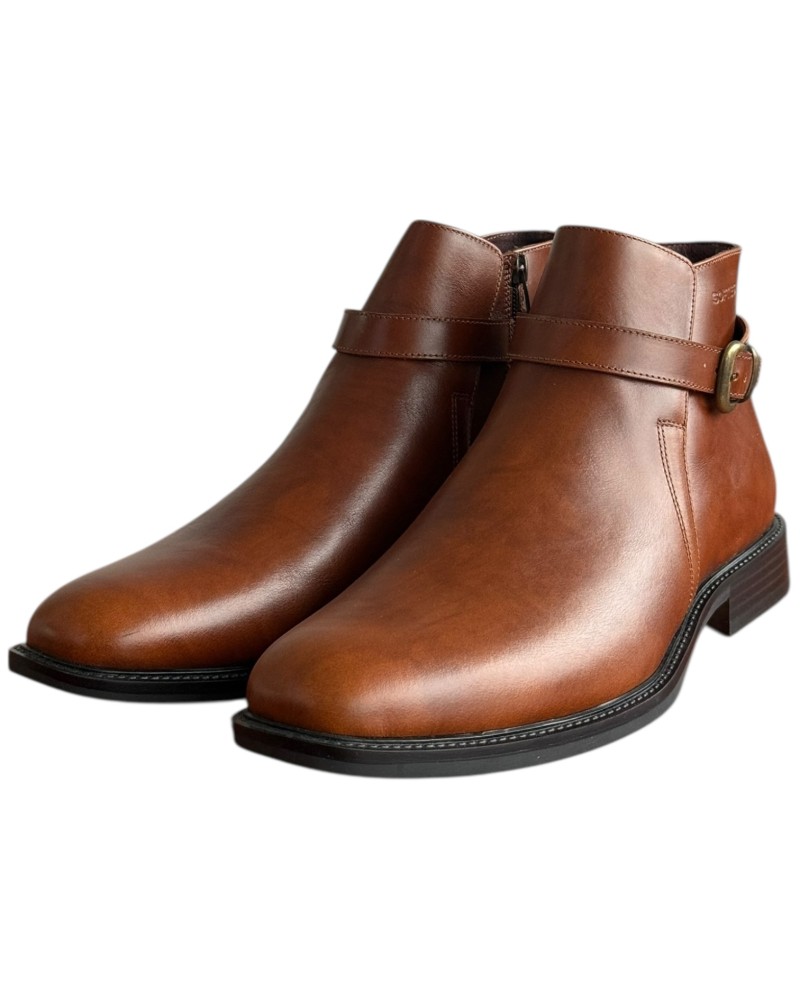  Δερμάτινο Ανδρικό Μποτάκι - F323