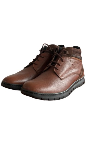  Δερμάτινο Ανδρικό Μποτάκι - F324