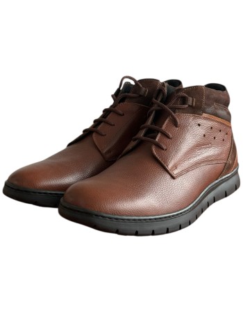  Δερμάτινο Ανδρικό Μποτάκι - F324