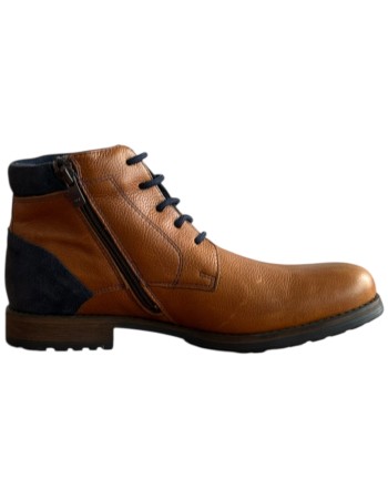  Δερμάτινο Ανδρικό Μποτάκι - F325
