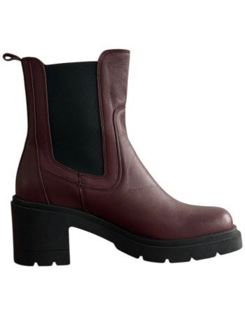 Δερμάτινο Γυναικείo Μποτάκι - F326